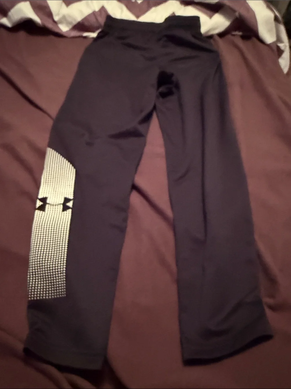 Under Armour Youth Black Track Joggers with Logo
